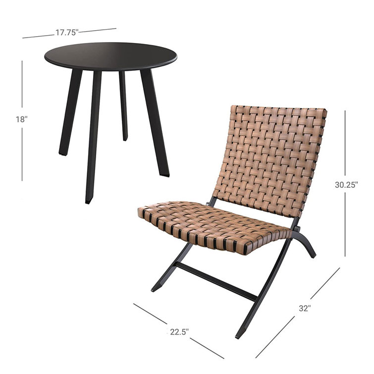 Avery 3 piece online bistro set